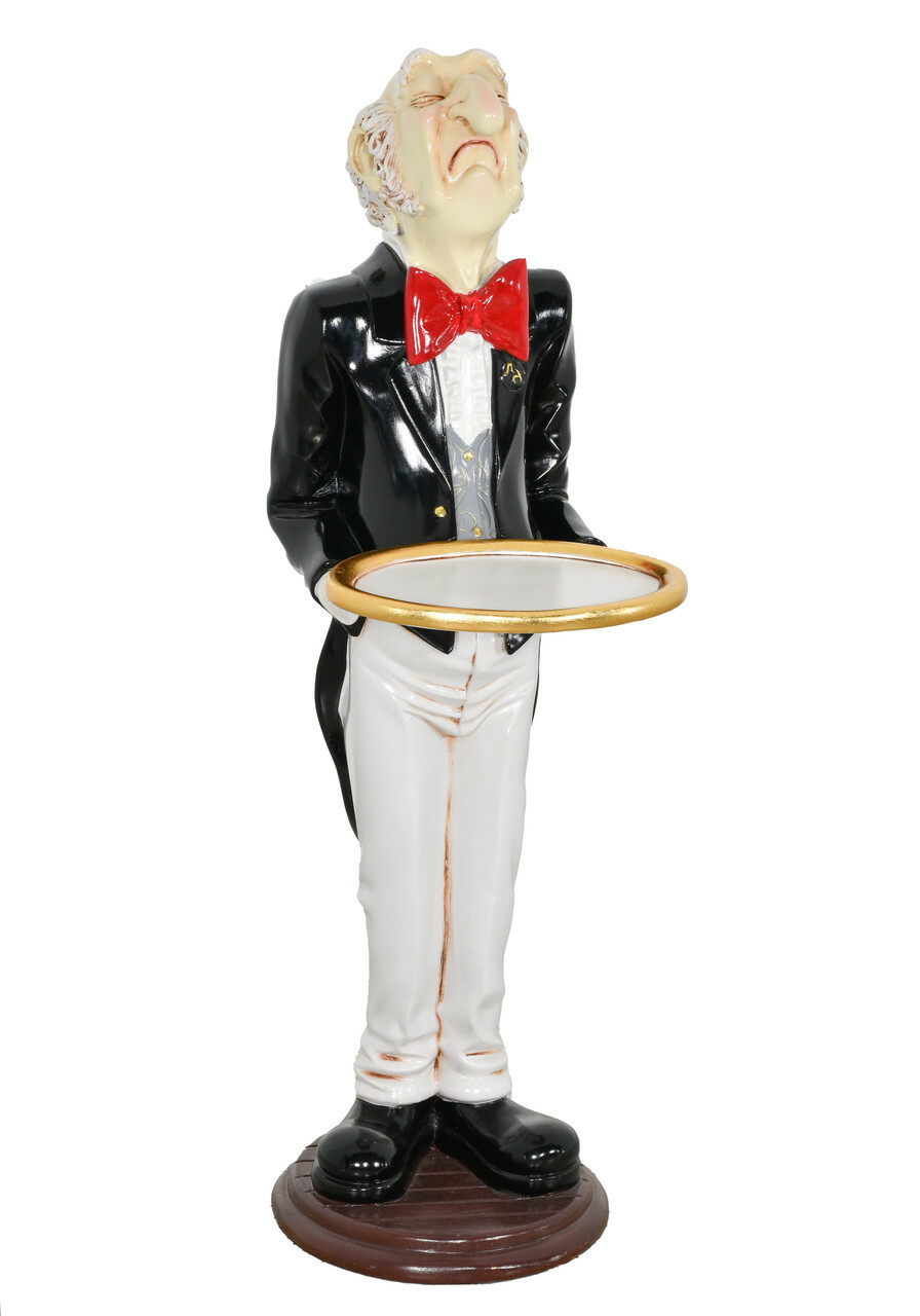 Whimsical Category Uppity Connoisseur Butler with Tray