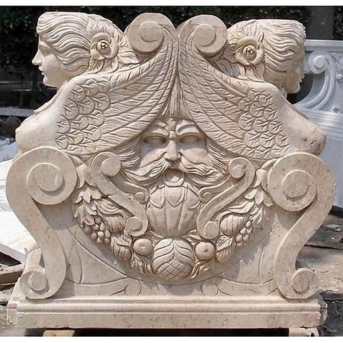 Pair Gold Travertine TableBases