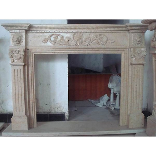 Beige Marble Mantel (36x42)
