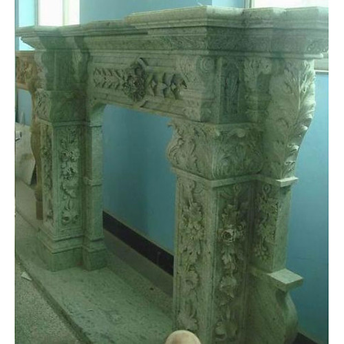 Monumental Green Marble Mantel (43x43)