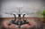 Anglia Glass Table 72 inch  Round  BK