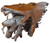 Natural Teak Root Console Close Up Image
