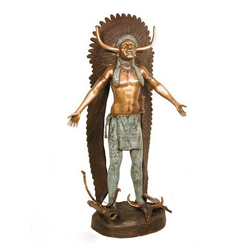 Indian in Headdress