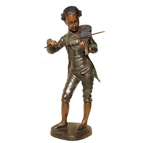 Mozart Playing Violin