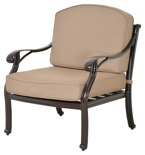 Savannah Outdoor Aluminum Club Chair Room Scene