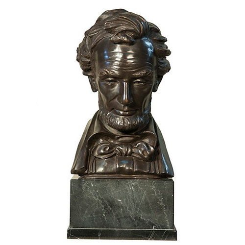 Lincoln Bust on Marble Base
