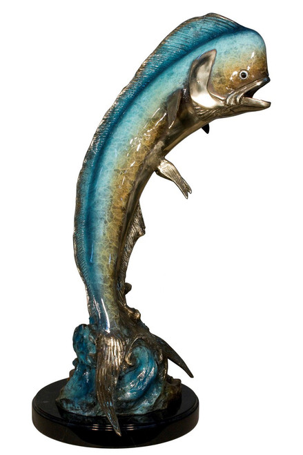 Dorado on Marble Base in  Special Patina