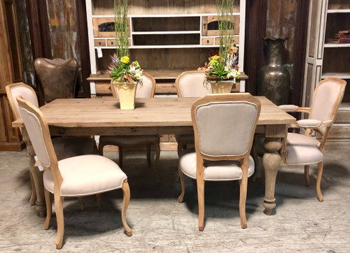 Farmhouse Dining Table Set of 7