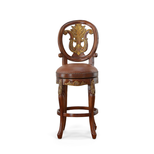 Swivel Bar Stool in Vintage Estate Finish