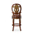 Swivel Bar Stool in Vintage Estate Finish Close Up Image