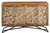 The Brass Scroll Mango Credenza 68 Inches