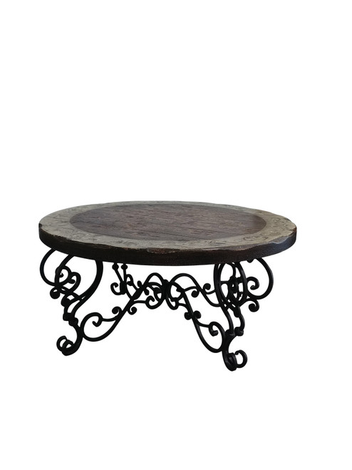 Peruvian Iron Round Coffee Table