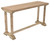 Farmhouse Wood Natural Console Sofa Hall Table Room Scene