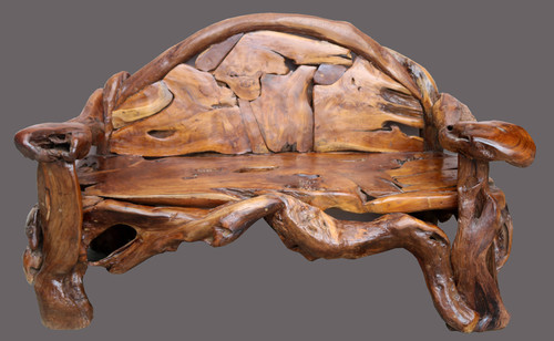 Large Teak Bench 1