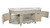 Essex Parchment Double Vanity 84 inch Close Up Image