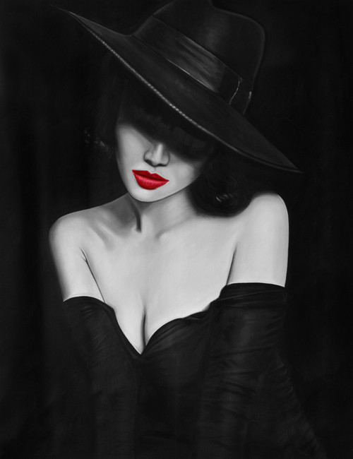 Red Lips II Gallery Wrap