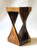 Millennium Suar Twisted Wood Stool Table 22 To 24H In Room Scene