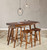 Suar Bar Table With 4 Stools Set of 5 (KIT)