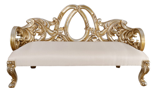 Platine Heavy Carved Bench