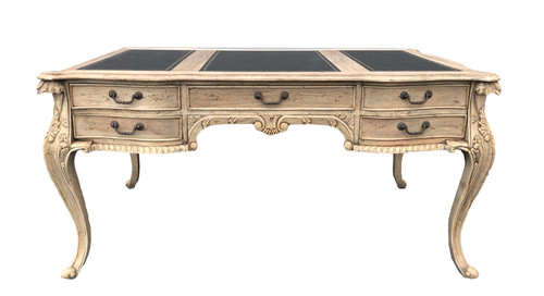 Natural Mahognay Large Chippendale Writing Desk