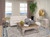 Mountain Studios Curved All Natural Slab Console Table Room Scene