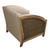 Arabesque Panel Design Wood Chair 30 Inches Close Up Image
