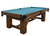 Bungalow Ash Wood Slate Top Pool Table Room Scene