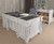 Mystique Gray Mahogany Monarch Executive Desk