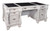 Mystique Gray Mahogany Monarch Executive Desk Room Scene