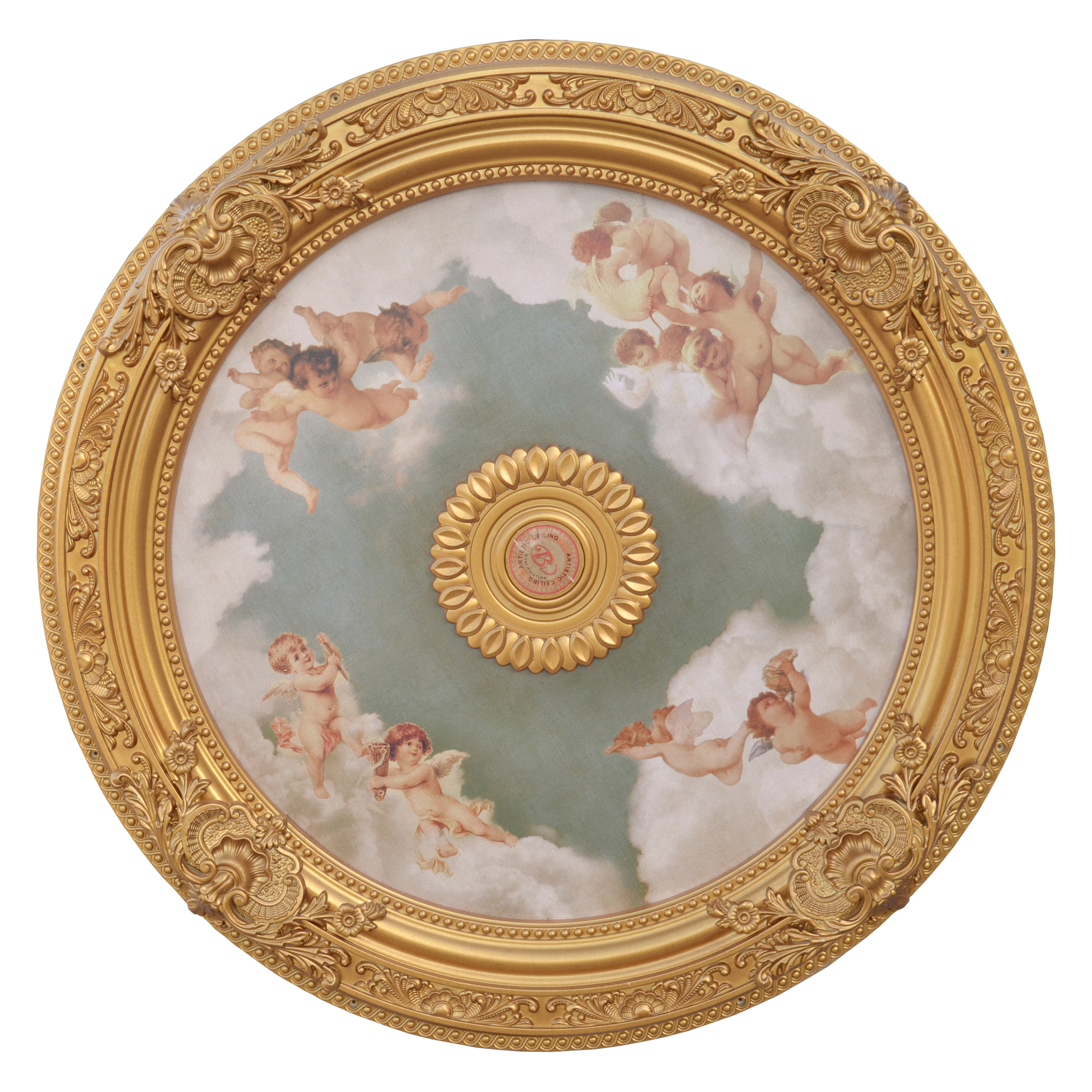 Medallions Category Gold Round Medallion