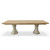 Santa Barbara Rectangle Double Pedestal Dining Table  98"W