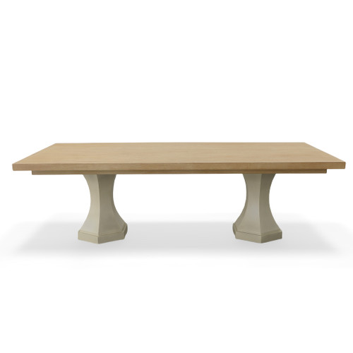 Santa Barbara Rectangle Double Pedestal Dining Table  98"W