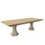 Santa Barbara Rectangle Double Pedestal Dining Table  98"W Room Scene