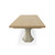 Santa Barbara Rectangle Double Pedestal Dining Table  98"W Close Up Image