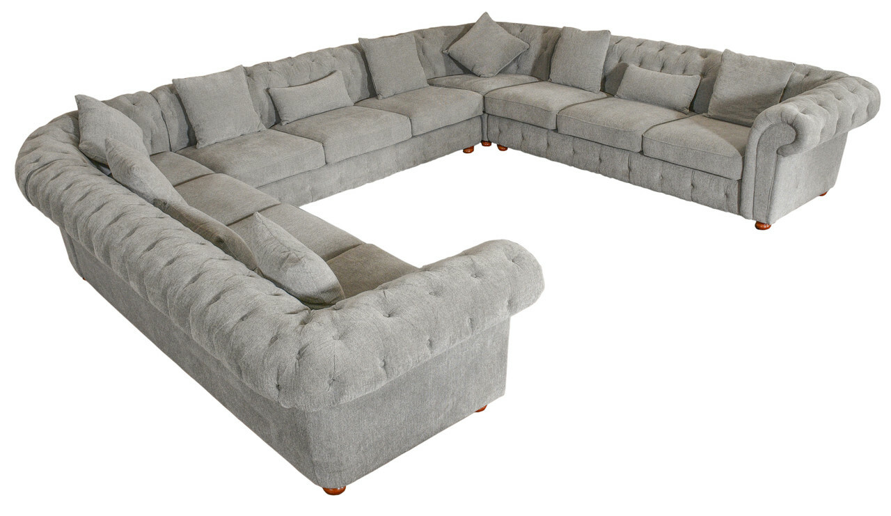 Furniture Category Gray Sectional 