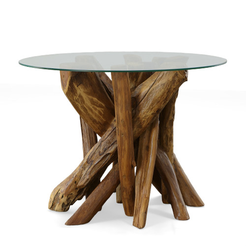 Natural Teak Root Branch End Table