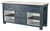 Customizable Double Bathroom Vanity with Marble Top 72"W Charcoal
