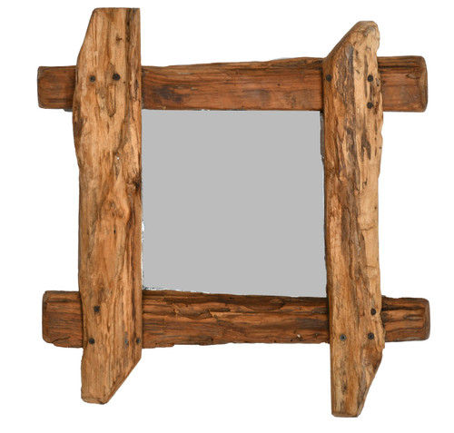 Teak Lodge Wall Mirror