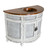 Cabo Blanco Peruvian Copper Top Blanco Bathroom Vanity 48W Close Up Image
