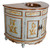 Blue Peruvian Copper Top Serena Bathroom Vanity 48W Close Up Image