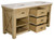Customizable Double Bathroom Vanity with Marble Top 72"W Beachstone Close Up Image