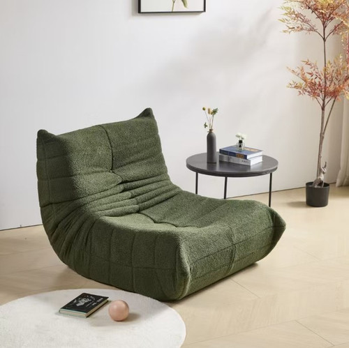 Cozy Green Lounger Floor Sofa