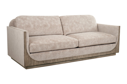 763 - Bastion Uph  Collection   Bastion Sofa  H-Silver