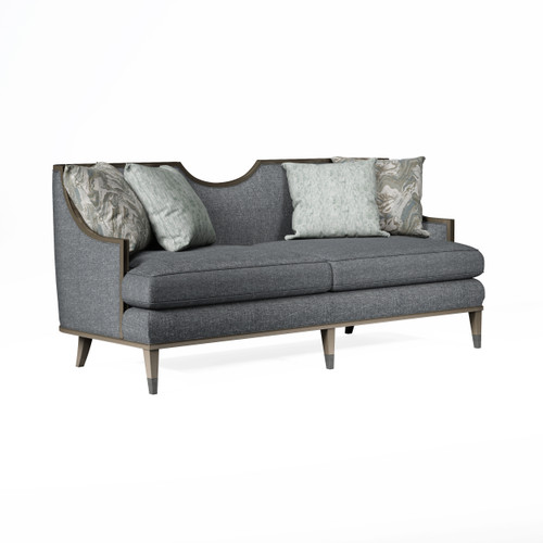 161 - Intrigue  Collection Transitional  Harper Sofa - Mica