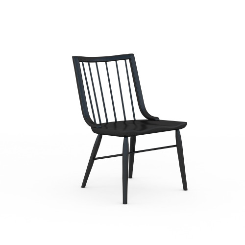 278 - Frame Windsor Side Chair-Accent Black Close Up Image