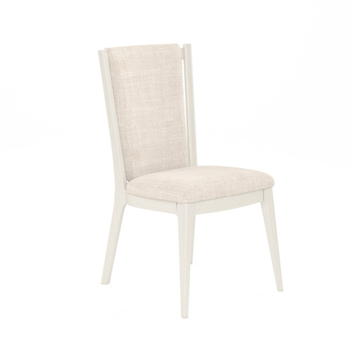 289 - Blanc Uph. Back Side Chair Close Up Image