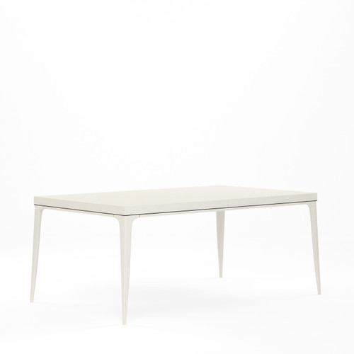 289 - Blanc Rect Dining Table 73" to 101" Ext Close Up Image