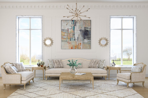 754 - ASSEMBLAGE Uph  Collection   ASSEMBLAGE Quartz Loveseat