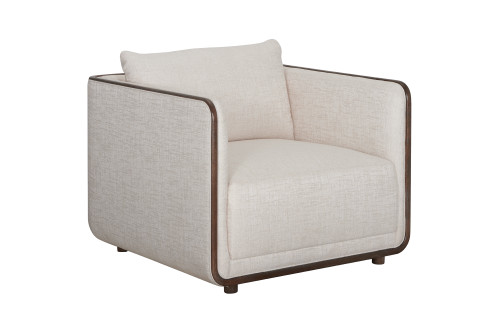 764 - Sagrada Uph  Collection   Sagrada Lounge Chair C-Ivory
