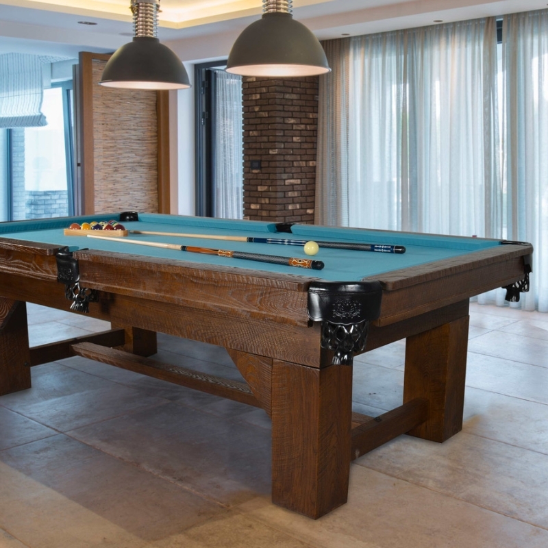 Bungalow Ash Wood Slate Top Pool Table